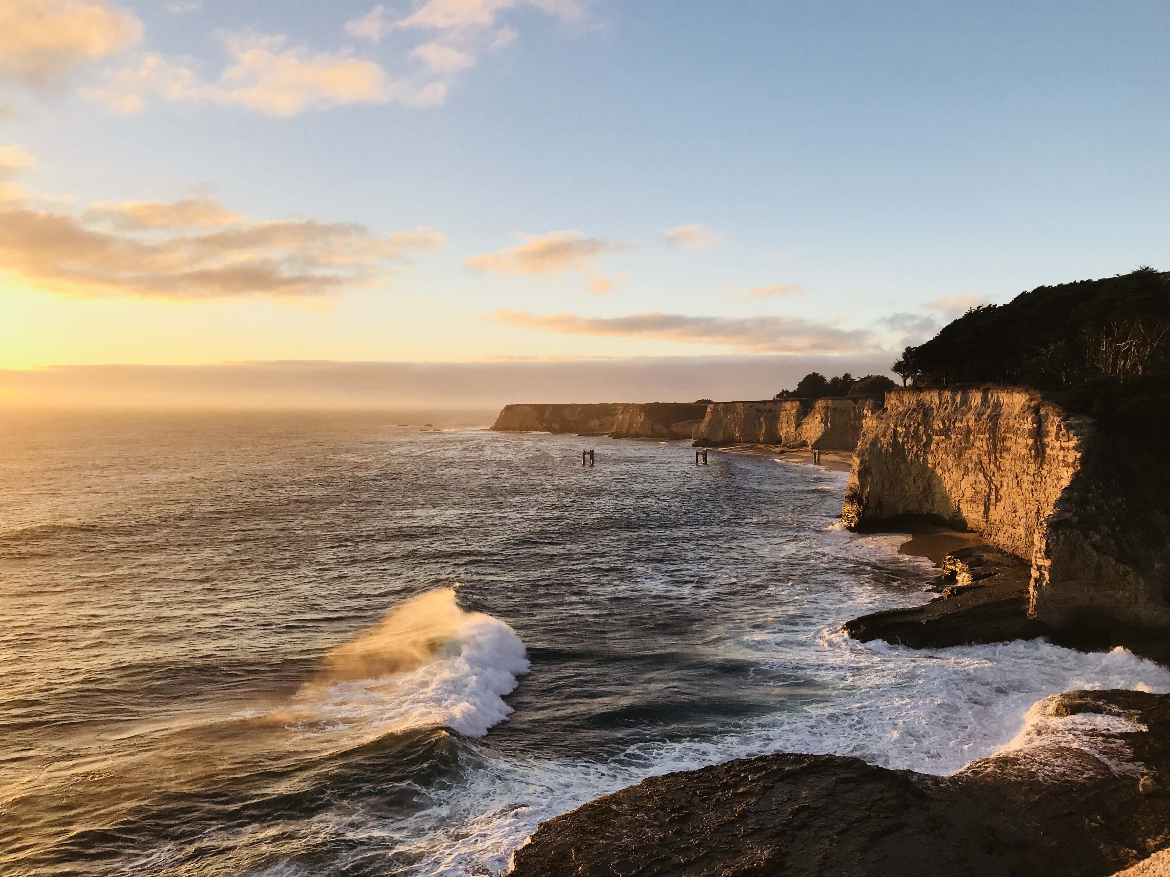 Sunset in Davenport, CA